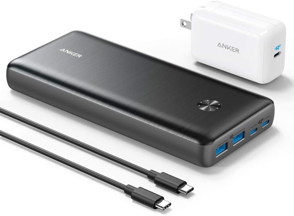 Anker PowerCore III Elite Portable Charger as a geocaching gift used for charging smartphones