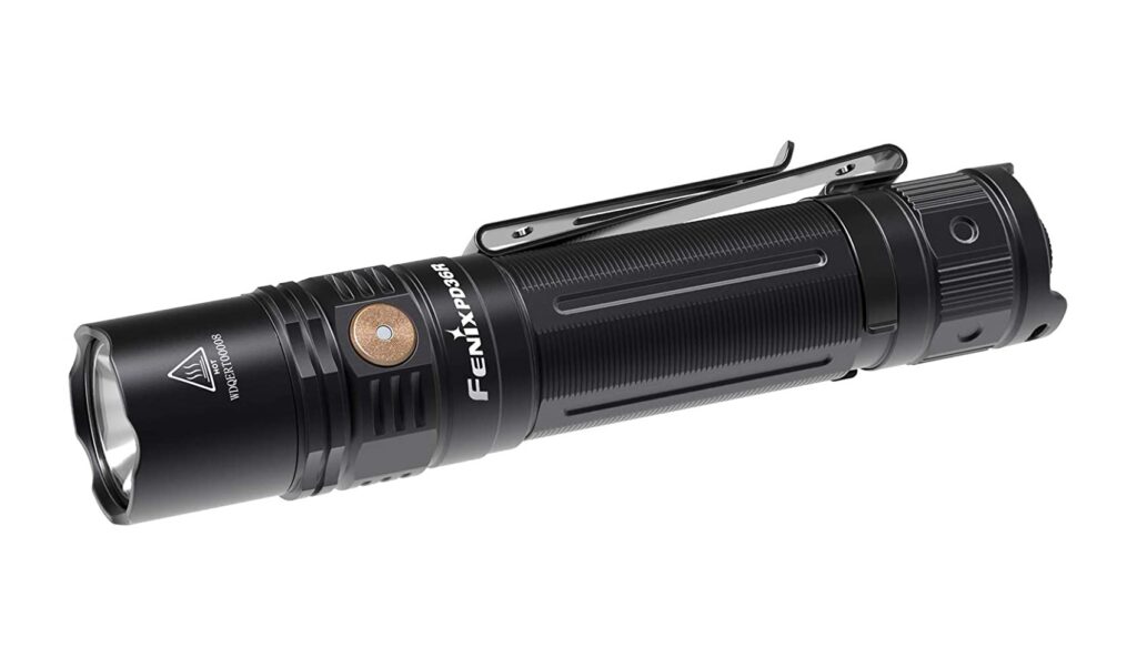 Fenix Lighting PD36R useful for searching and reaching difficult geocaching boxes