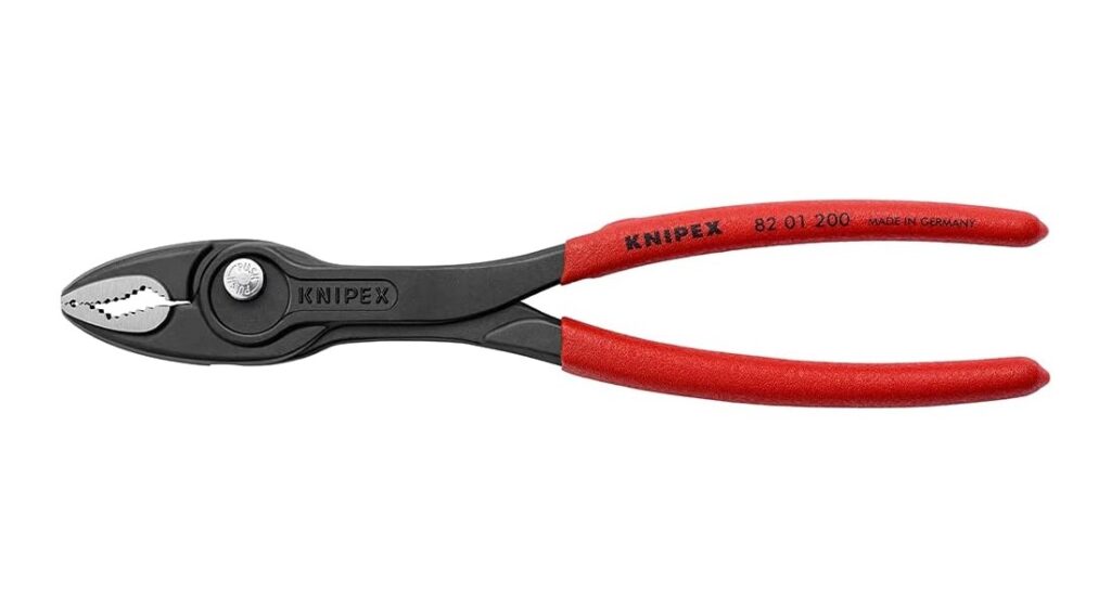 KNIPEX Tools Slip-Joint Pliers useful for unscrewing difficult-to-open geocaches
