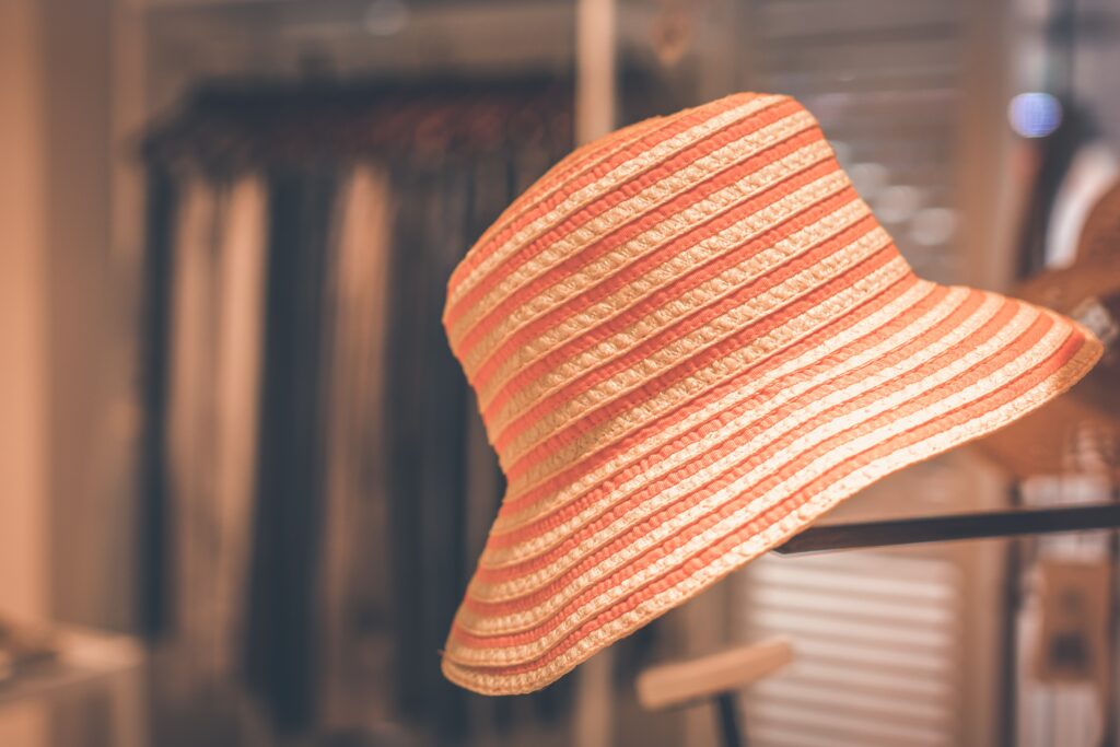 Hat on a shelf